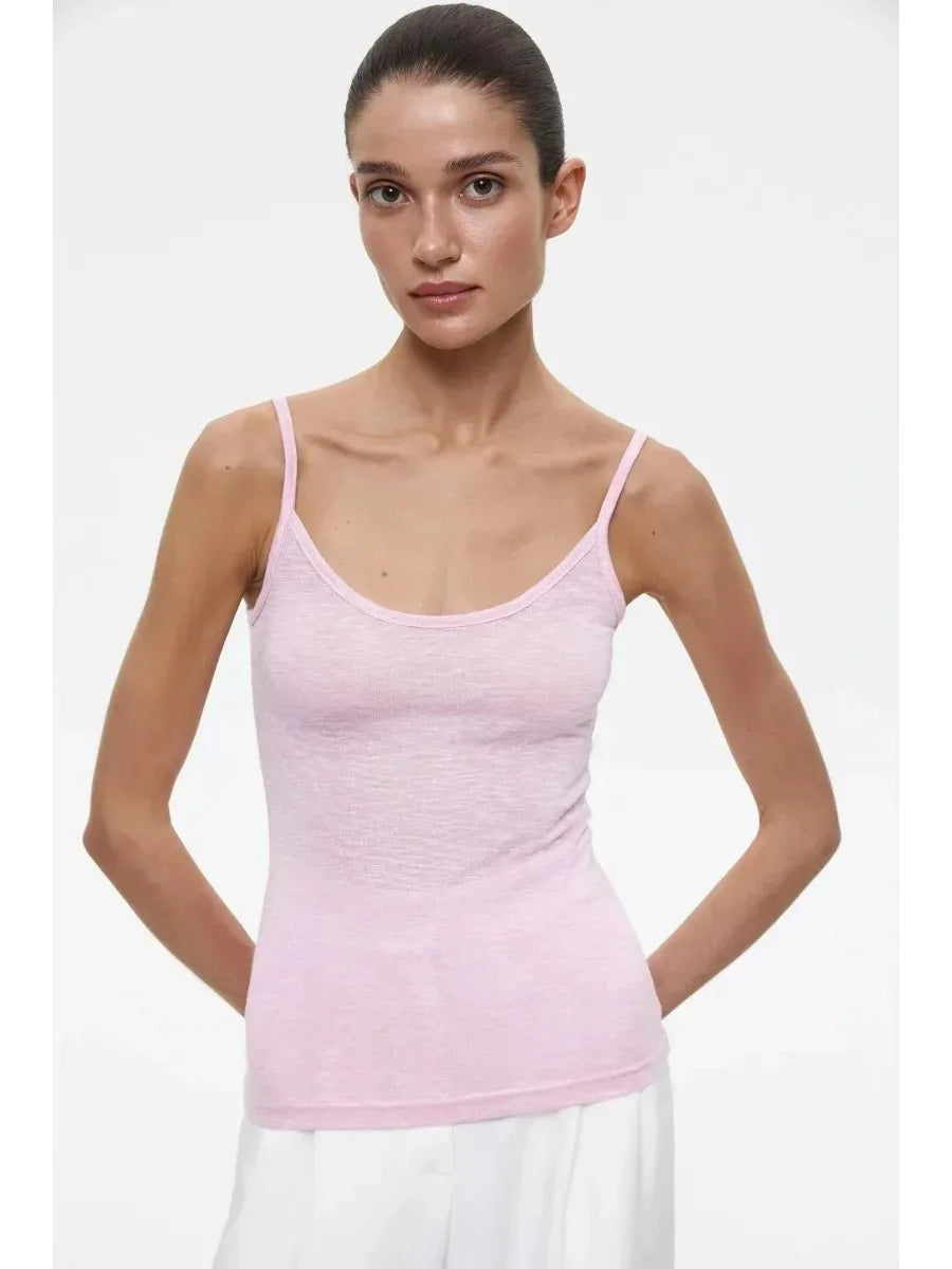 Hirsionsan 2026 New Basic Soft Elegant T Shirts Women Summer Autumn Loose Female Tees Ladies Chic Casual Knitted Soft Woman Tops