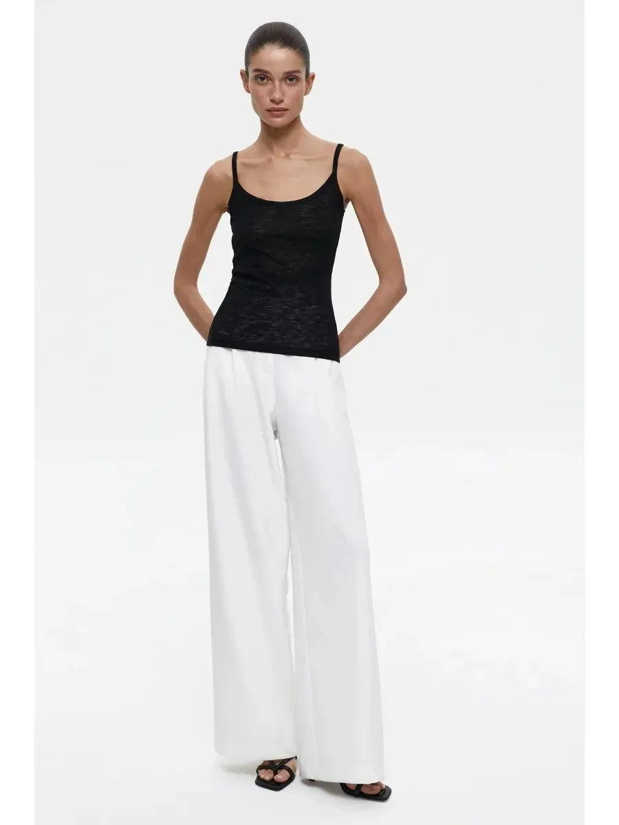 Hirsionsan 2026 New Basic Soft Elegant T Shirts Women Summer Autumn Loose Female Tees Ladies Chic Casual Knitted Soft Woman Tops