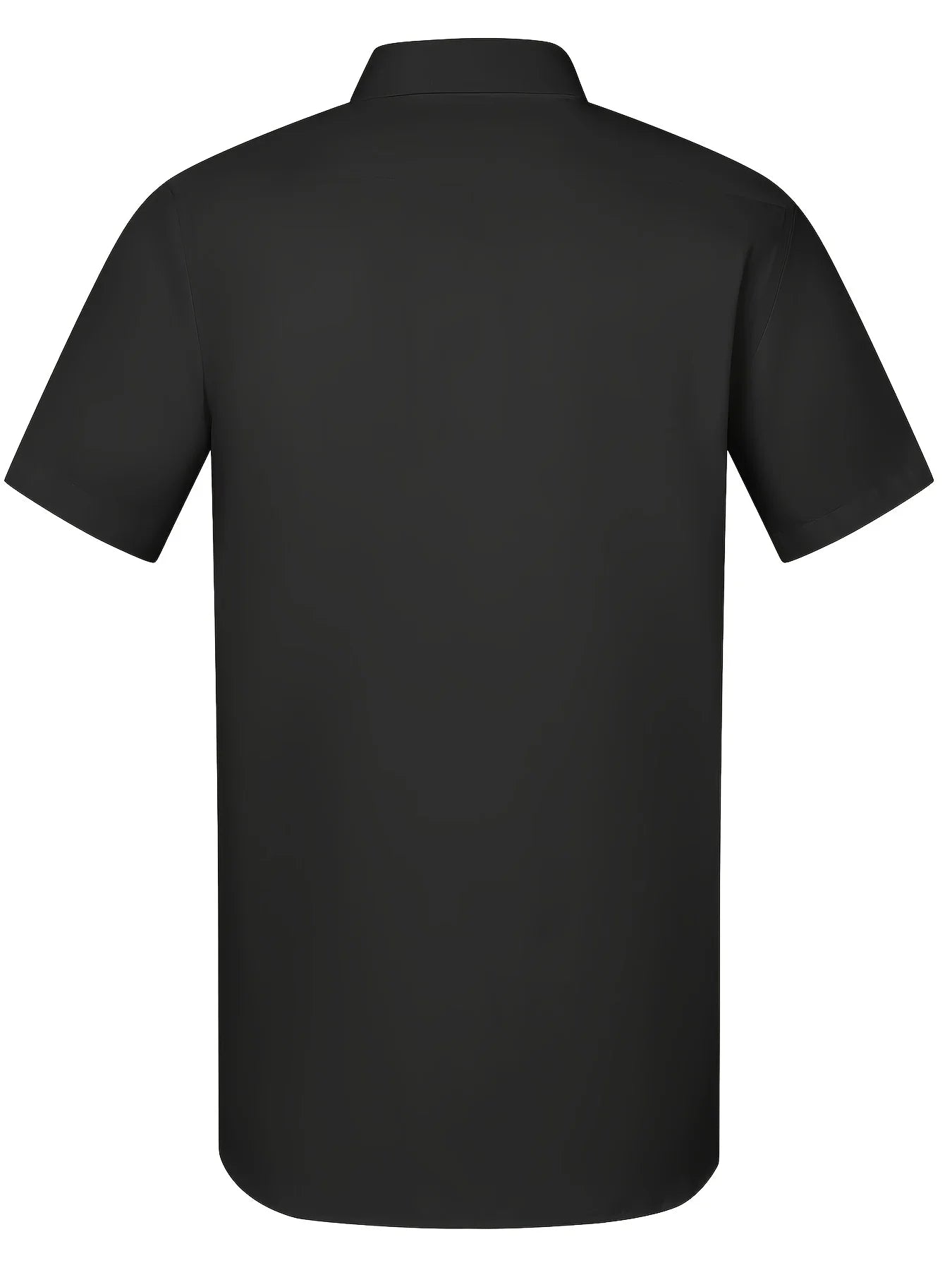 Men's short-sleeved shirts, suitable for business occasions, bridesmaid dresses, professional attire, uniforms, ID photos, etc.