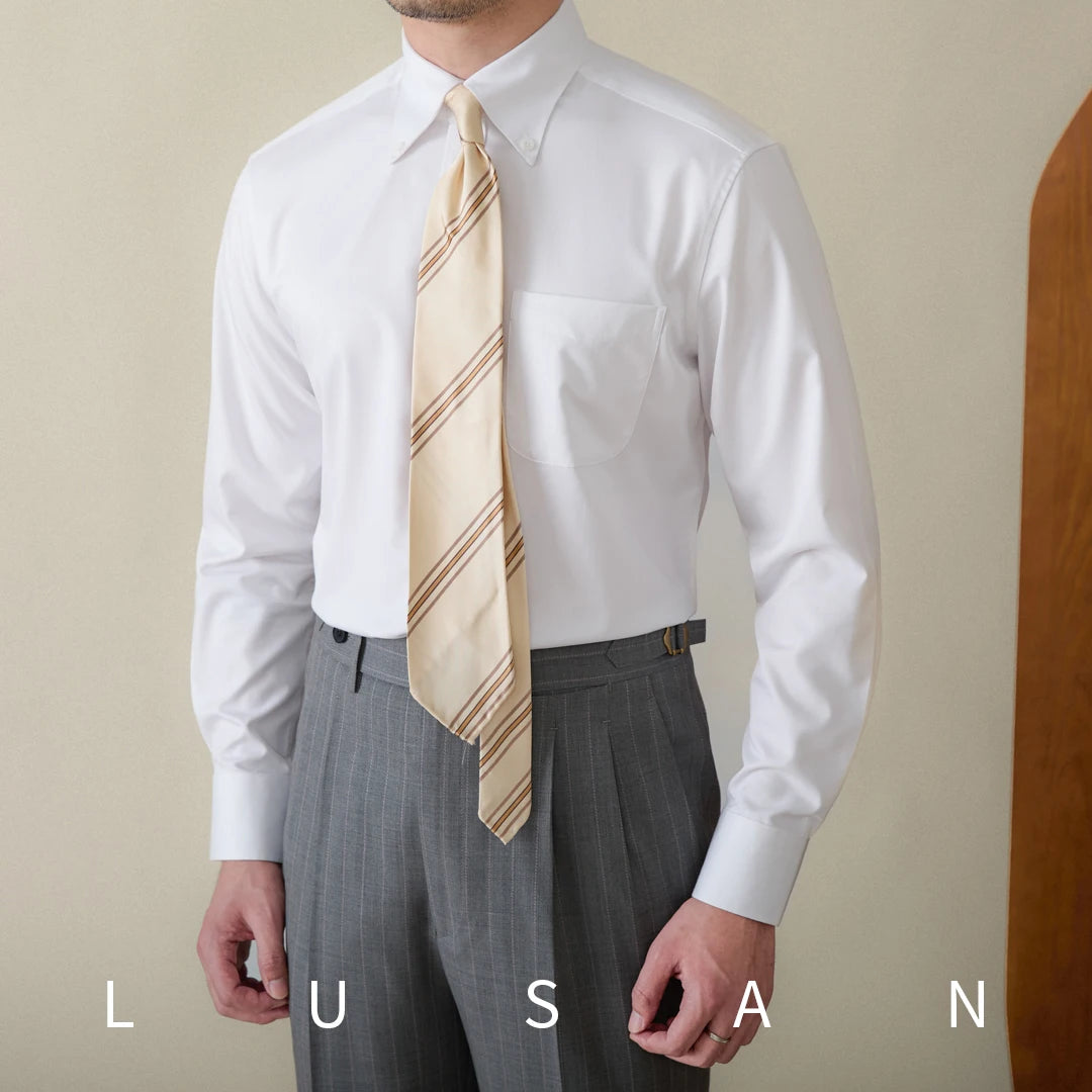 Business Non-ironing Long-sleeved Shirt British All-match Slim-fit Workplace Three-proof Skin-friendly Breathable Shirt Trendy