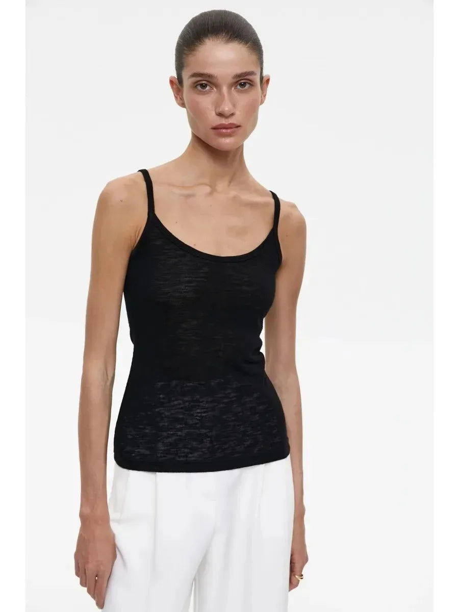 Hirsionsan 2026 New Basic Soft Elegant T Shirts Women Summer Autumn Loose Female Tees Ladies Chic Casual Knitted Soft Woman Tops